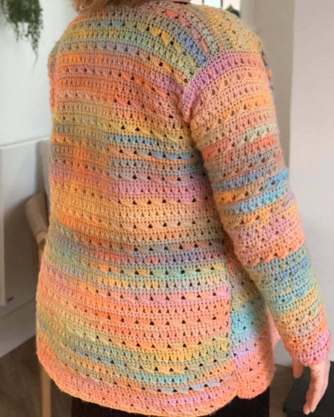 Cable & Crossed Cardigan Printed Pattern