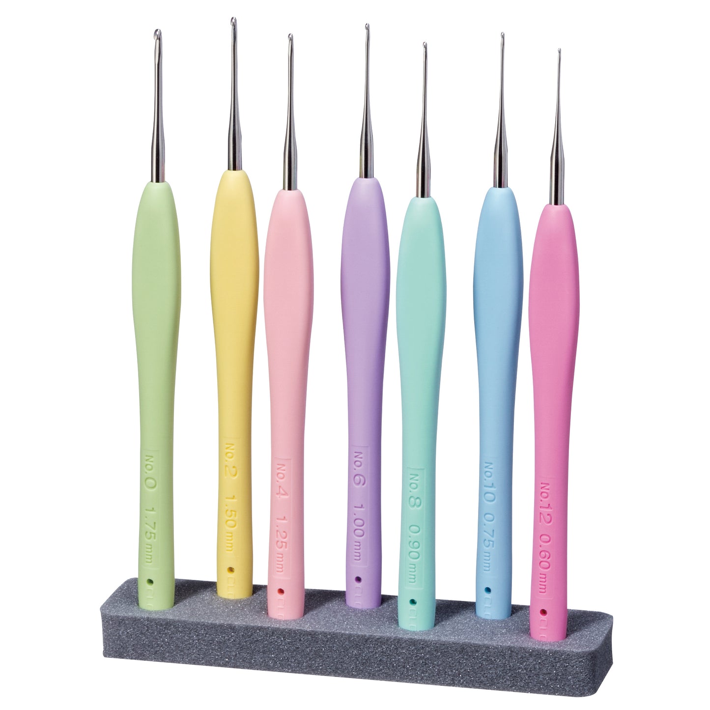 Clover Amour Steel Crochet Hook Set - 0.60mm-1.75mm