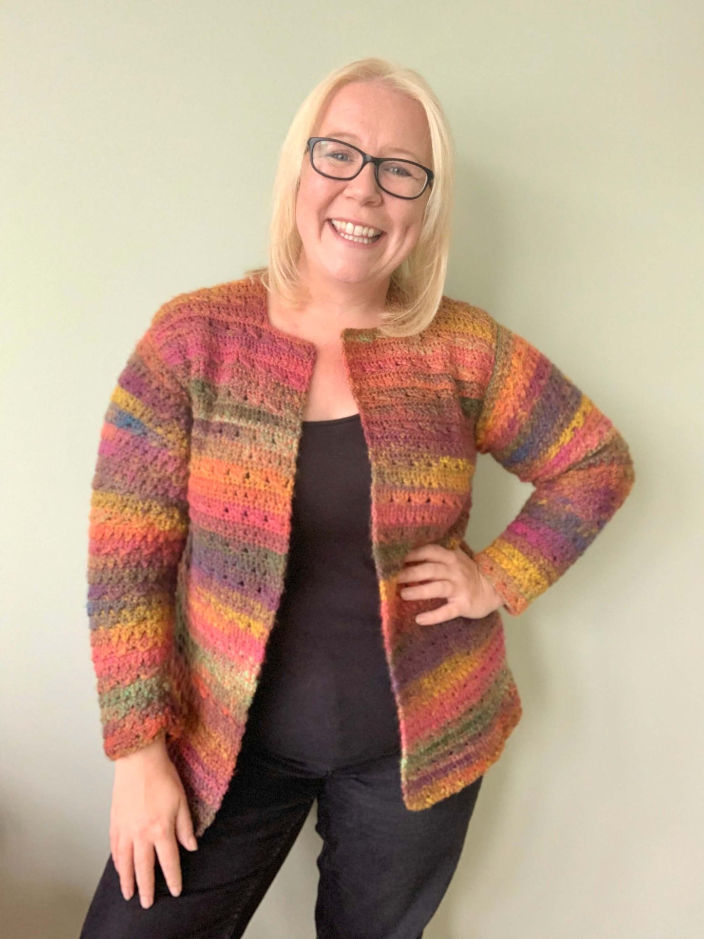 Cable & Crossed Cardigan Kit for sizes XS-5XL