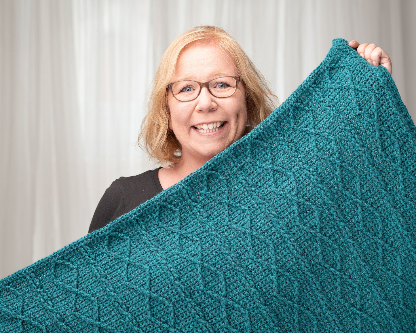 Cable Comforts: The Heritage Eight – Crochet Cable Blanket Pattern (Printed Book)