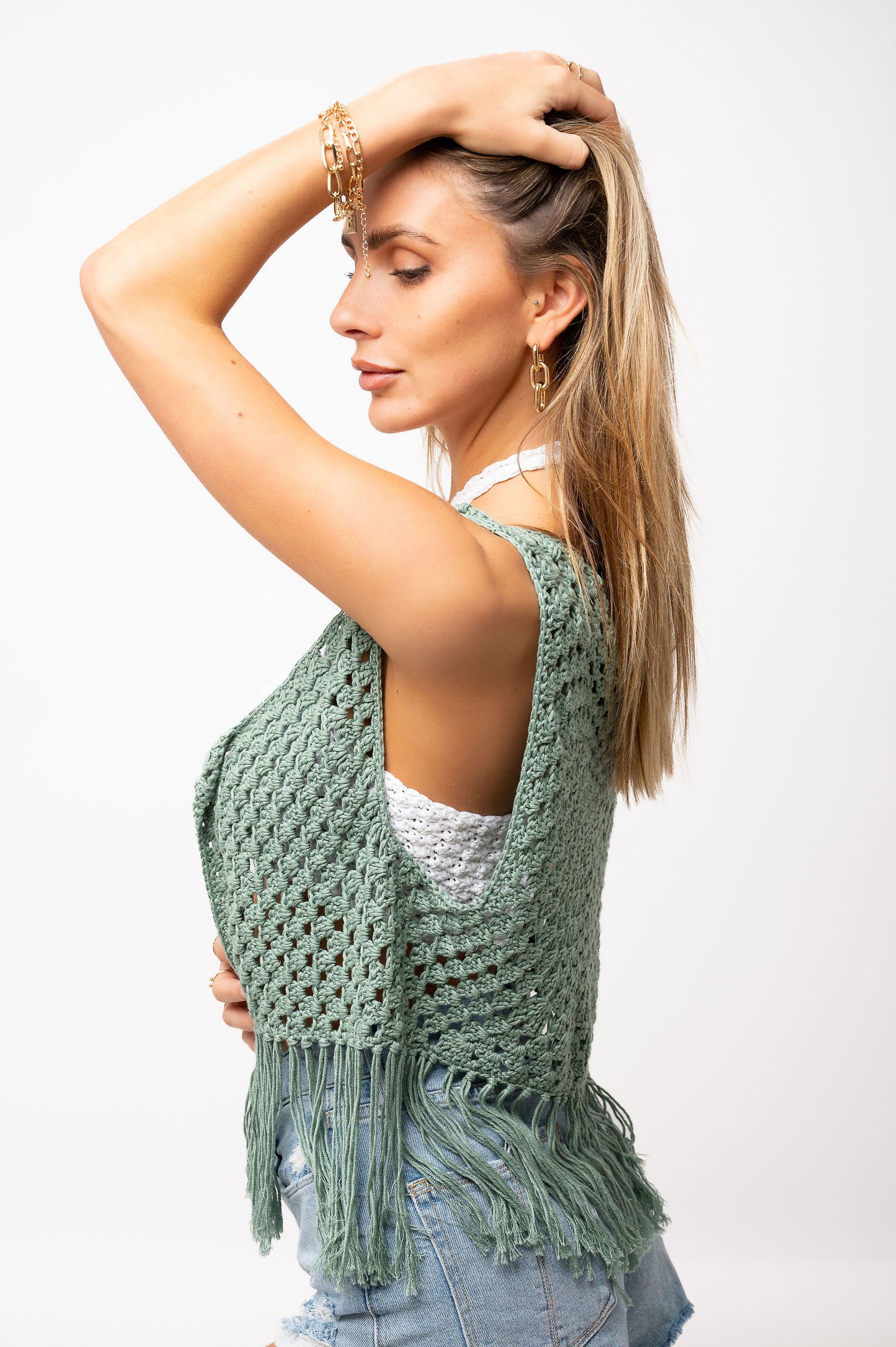 Fringed Crochet Vest Pattern - Festival Style
