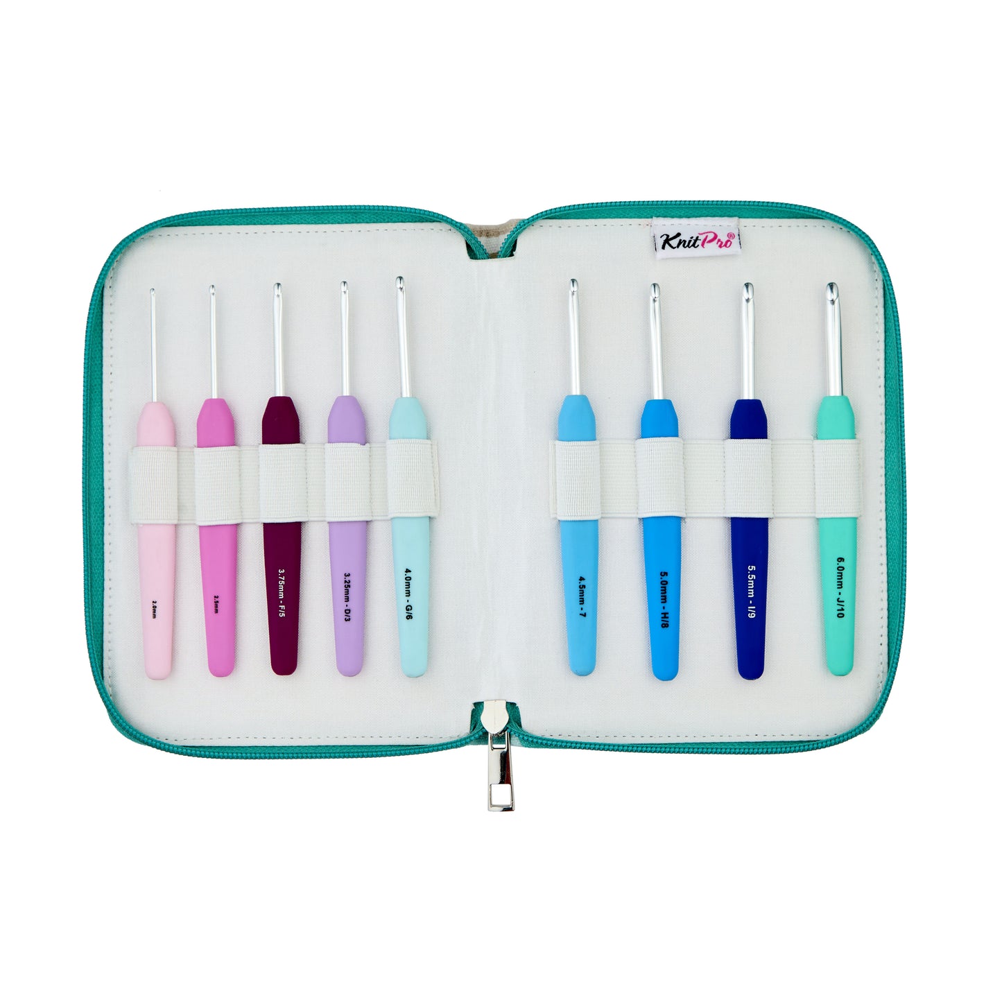 KnitPro Waves 2.0: Deluxe Crochet Hook Set 2mm-6mm