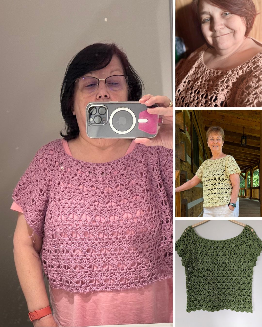 Veloria Lace Top Crochet Pattern | PDF & Printed Pattern