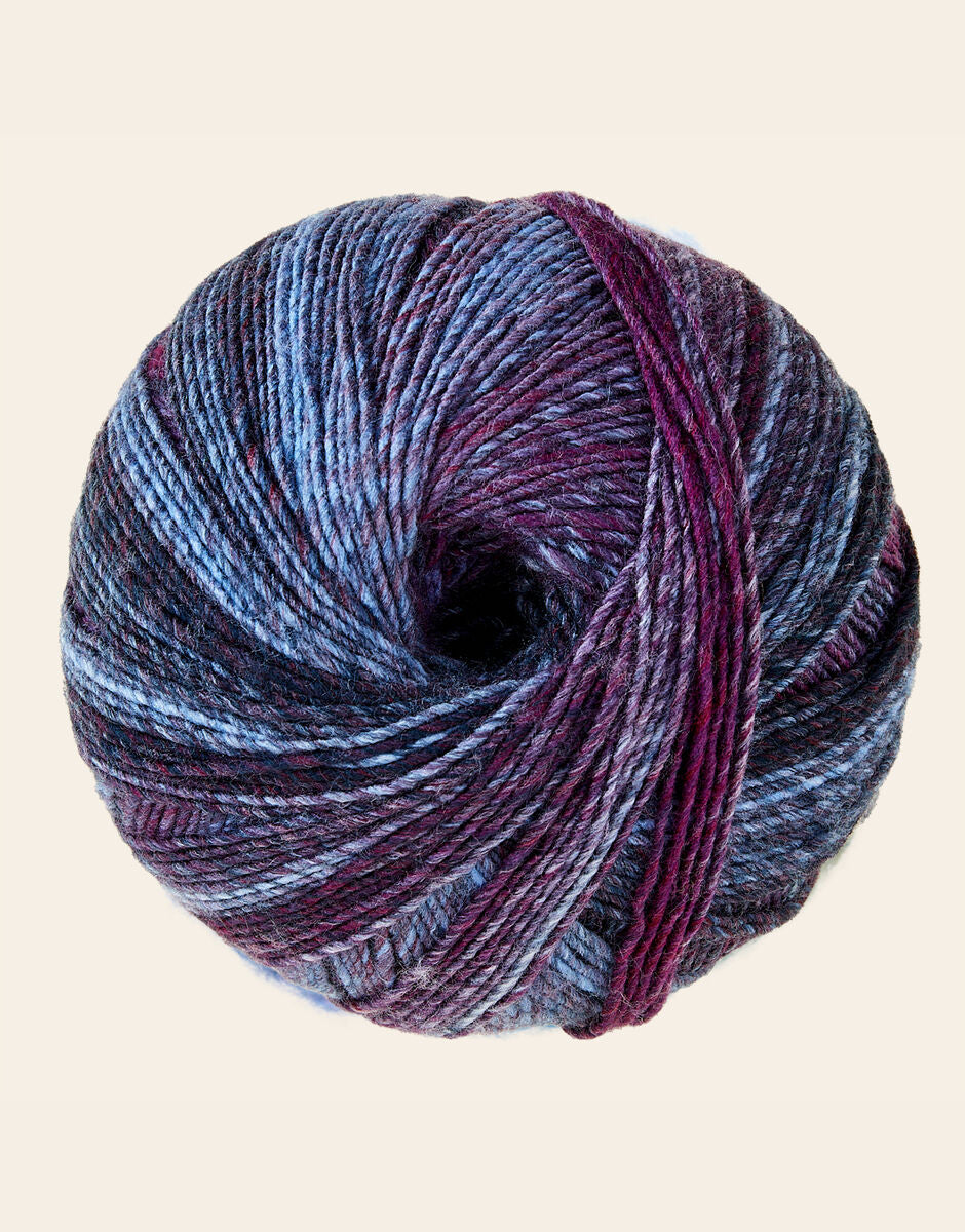 Sirdar Jewelspun Aran yarn ball in Nordic Noir