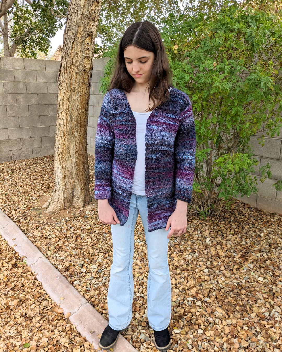 Cable & Crossed Cardigan Kit for sizes XS-5XL