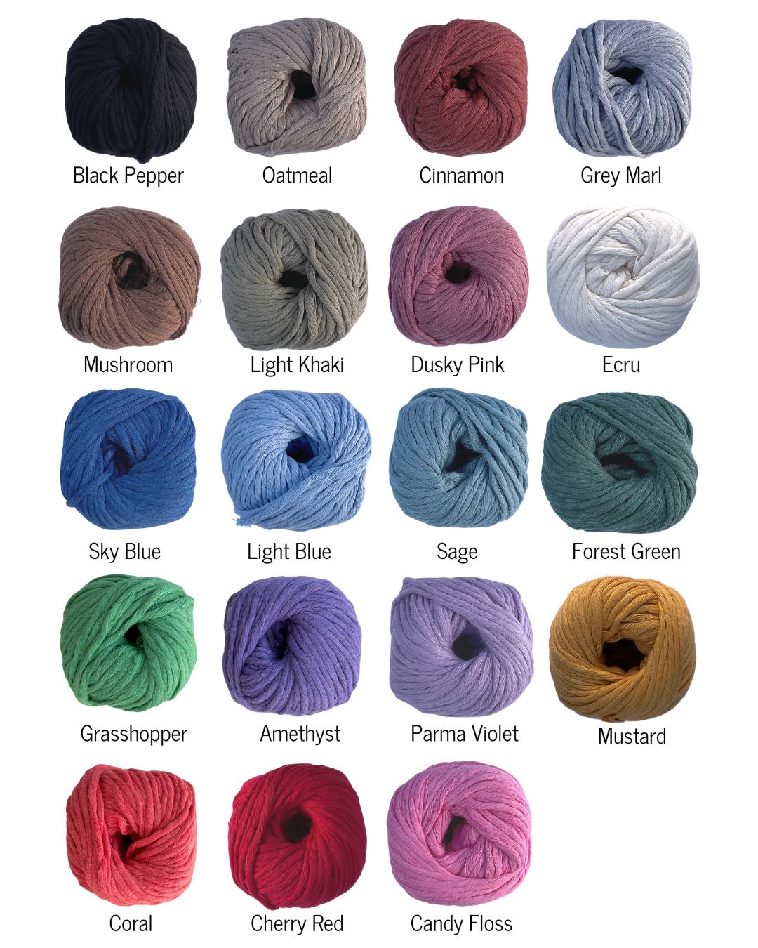 Maggie & Me 100% Recycled Chunky Cotton Yarn (100g)