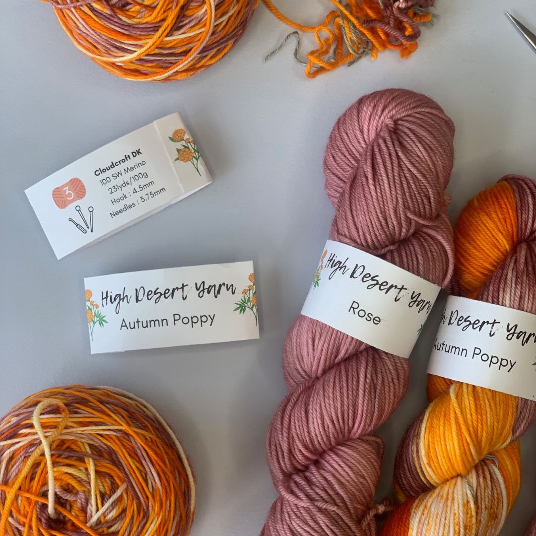 Autumn Accessories Crochet Pattern Book (US Terms) – 6 Hand-Dyed Yarn Designs