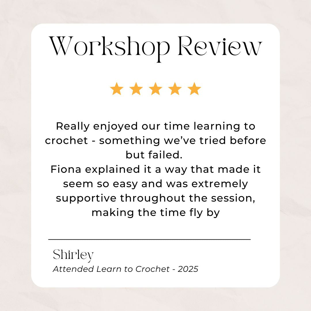 Learn to Crochet Workshop - Summer Wool Festival 2026