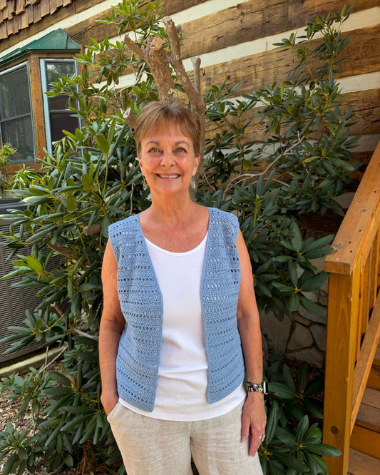 All Meshed Up Vest Top Crochet Pattern | PDF & Printed Pattern XS-5XL
