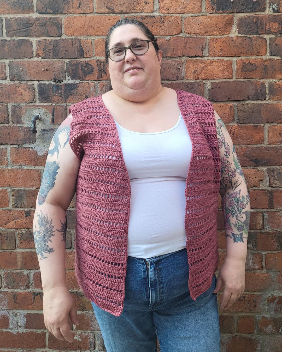 All Meshed Up Vest Top Crochet Pattern | PDF & Printed Pattern XS-5XL