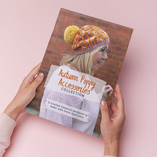 Autumn Accessories Crochet Pattern Book (US Terms) – 6 Hand-Dyed Yarn Designs