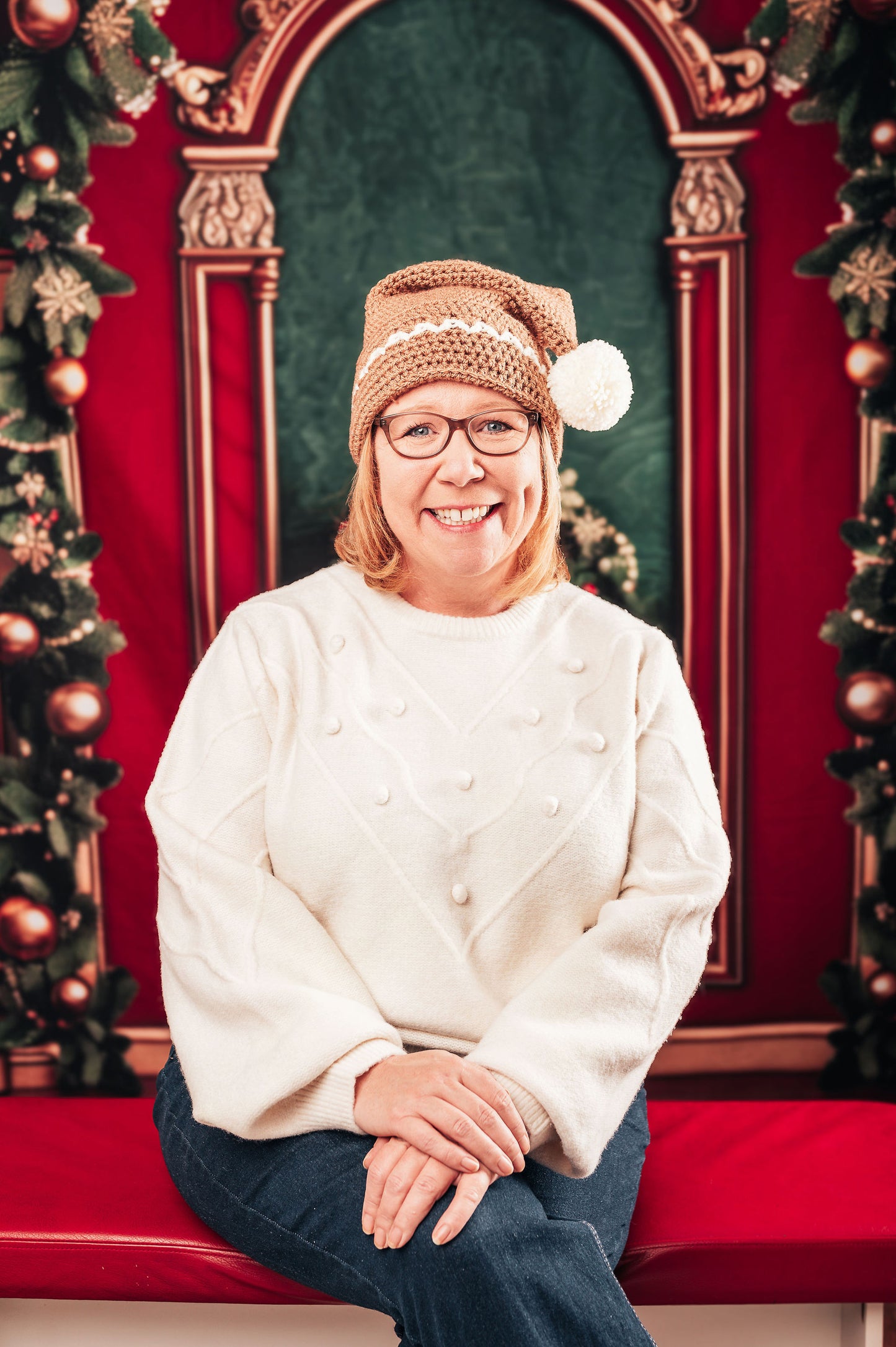 The Cosy Christmas Hat Trio – Crochet Pattern (Instant Download PDF)