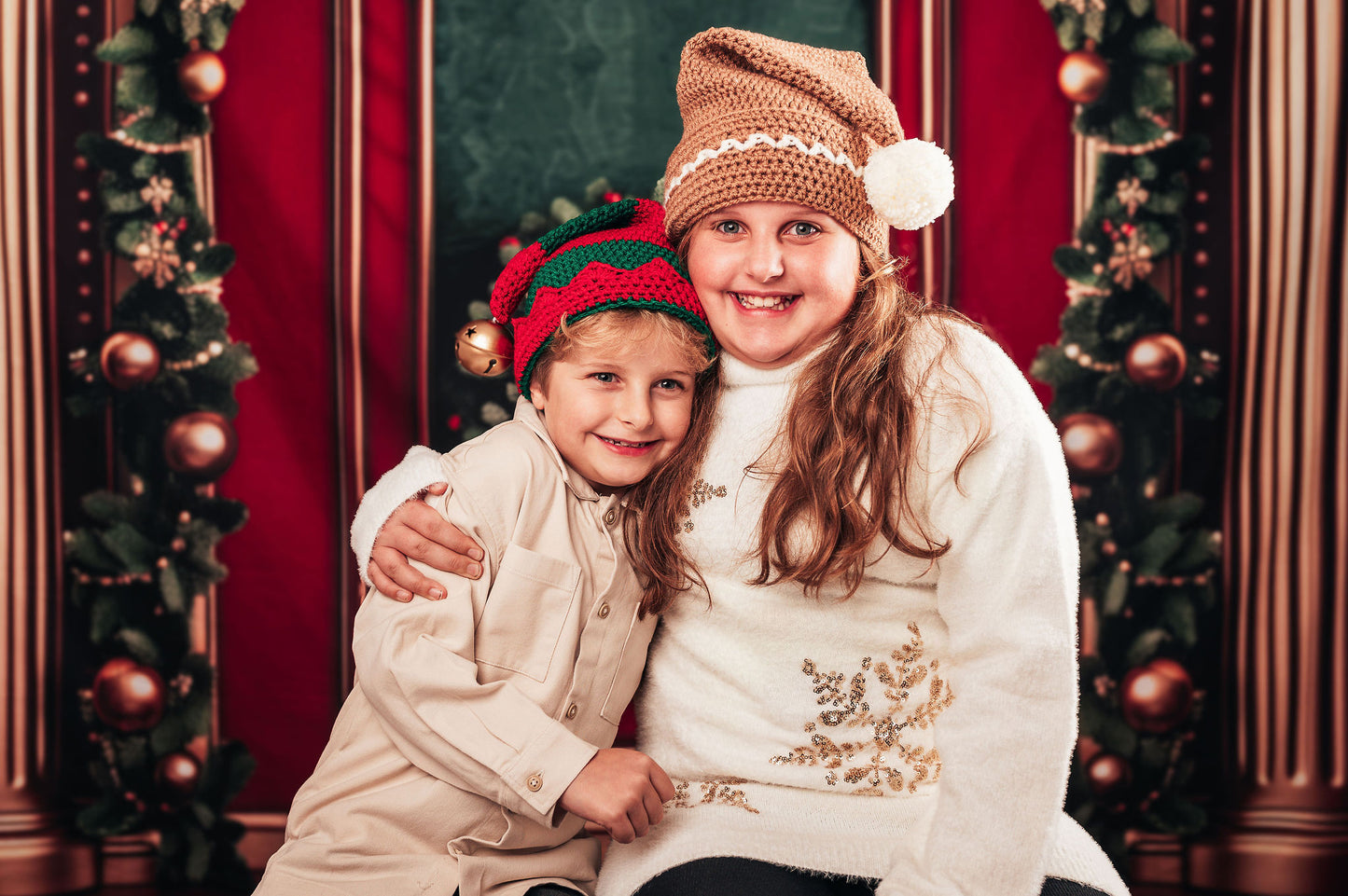 The Cosy Christmas Hat Trio – Crochet Pattern (Instant Download PDF)