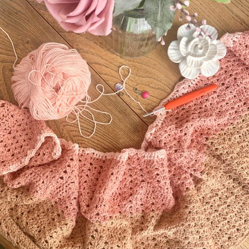 Iris Blossom Beach Tunic Crochet Pattern | Beach Cover Up PDF | XS–5XL