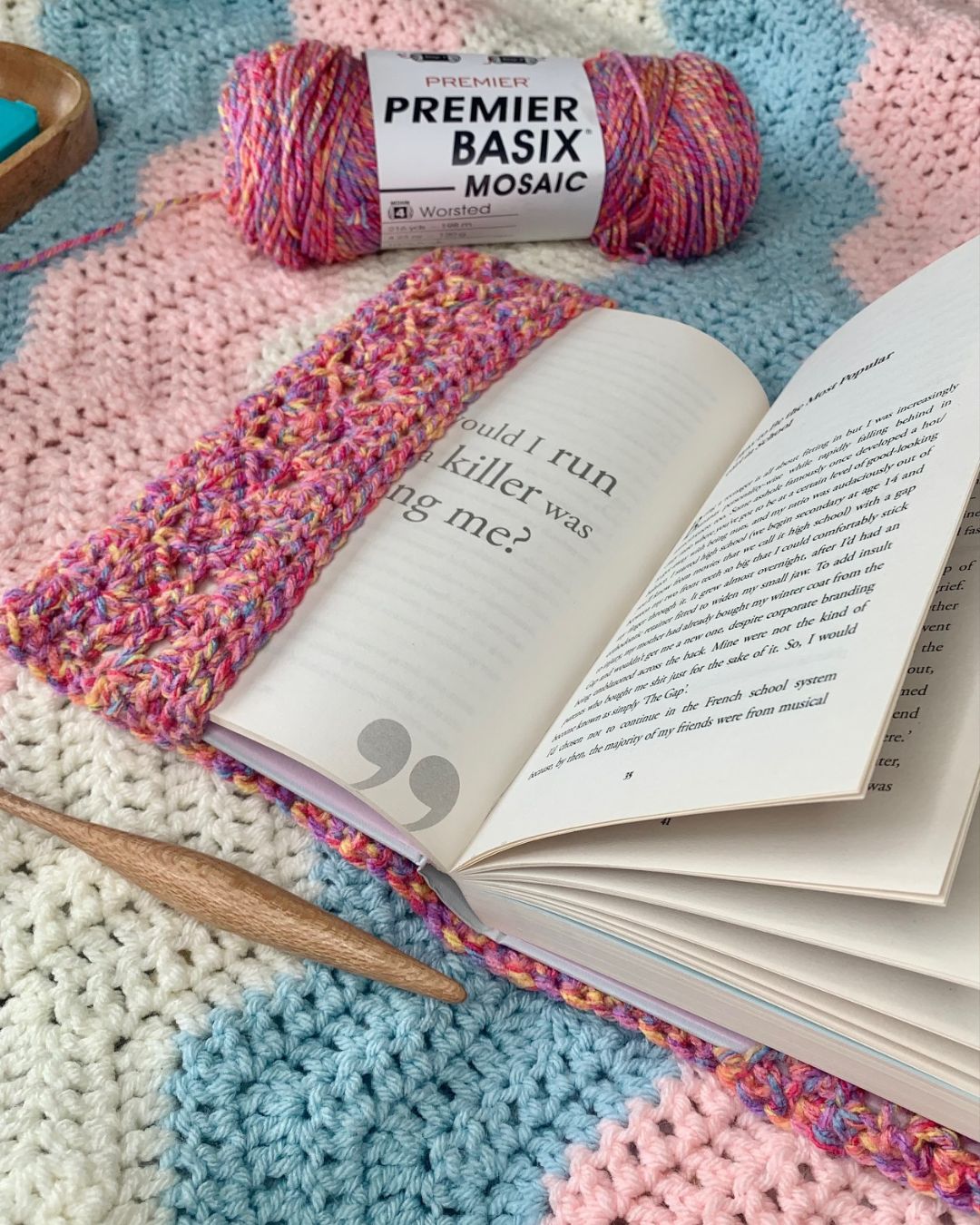Crochet Book Cover Sleeve Printable PDF Pattern