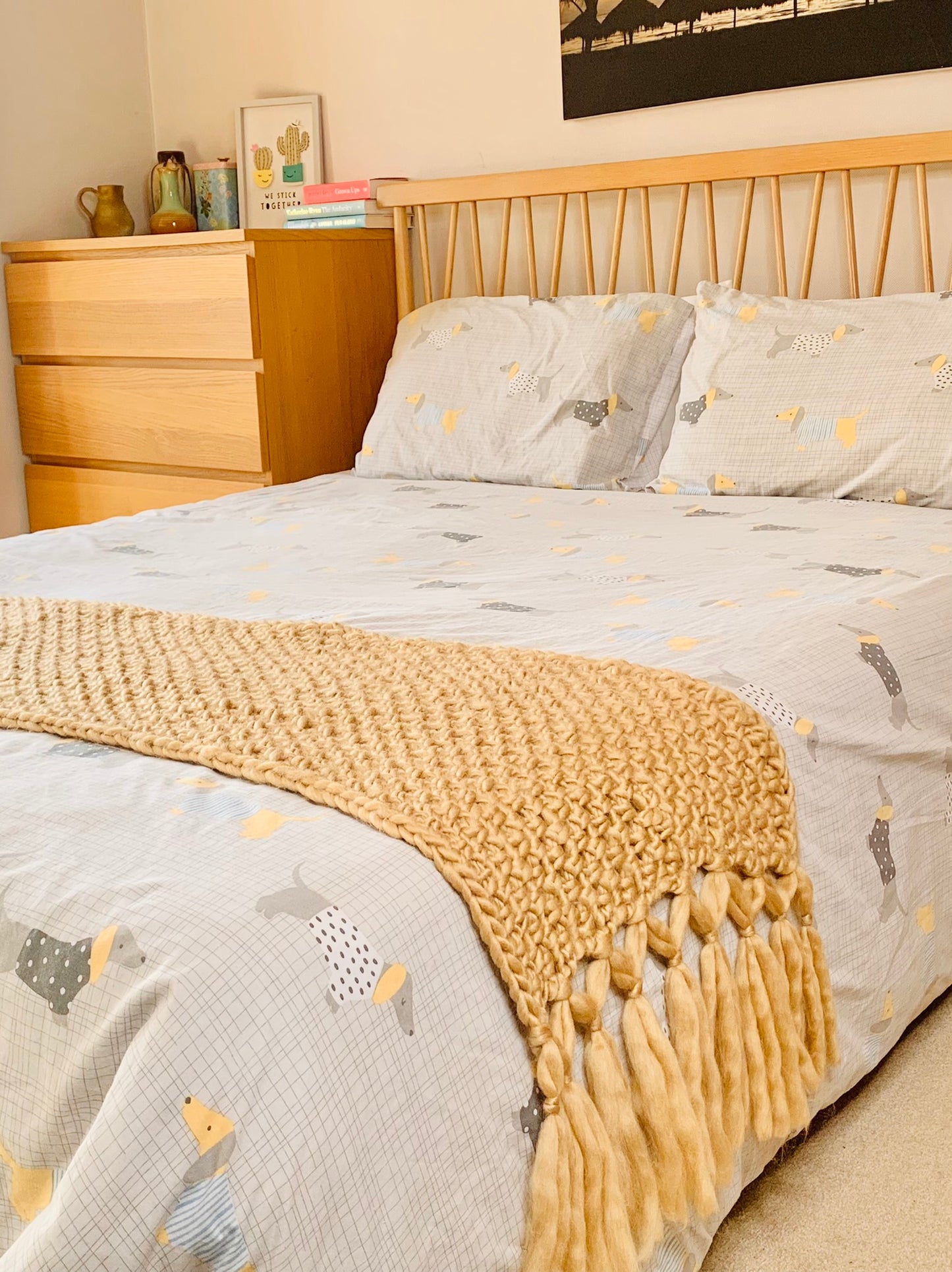 Crochet Bed Runner Pattern | Beginner Friendly Bedroom Décor Pattern | UK & US Terms PDF