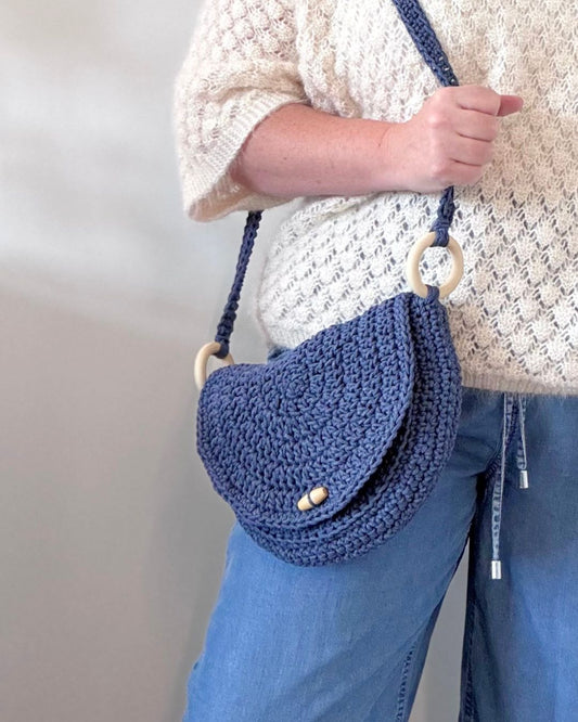 Fuji Curved Bag Crochet Pattern | PDF Download or Printed Pattern