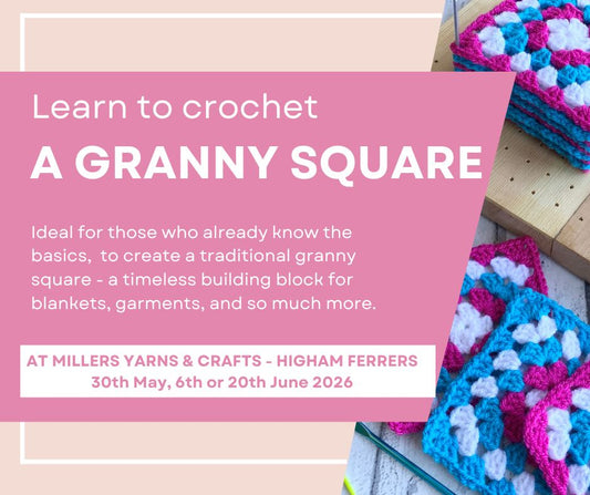 Learn to Crochet a Granny Square Workshop - Northamptonshire