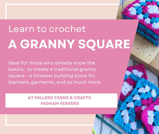 Learn to Crochet a Granny Square Workshop - Northamptonshire