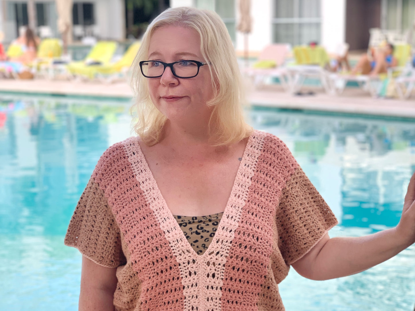 Iris Blossom Beach Tunic Crochet Pattern | Beach Cover Up PDF | XS–5XL