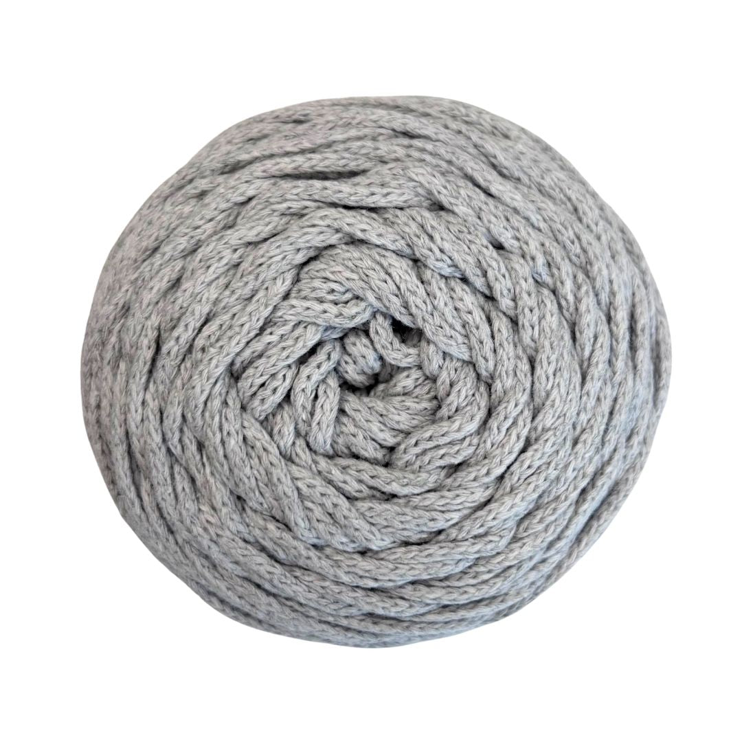 100% Recycled Cotton 3mm Macramé Cord | Crochet Bag Yarn | 240g Recycled Cotton