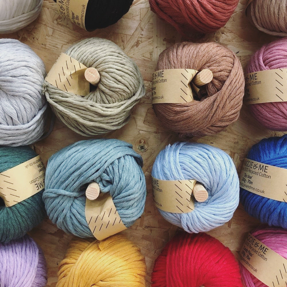 Maggie & Me 100% Recycled Chunky Cotton Yarn (100g)
