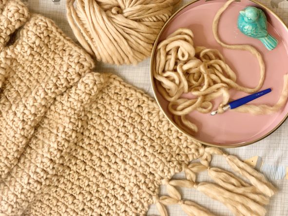 Crochet Bed Runner Pattern | Beginner Friendly Bedroom Décor Pattern | UK & US Terms PDF