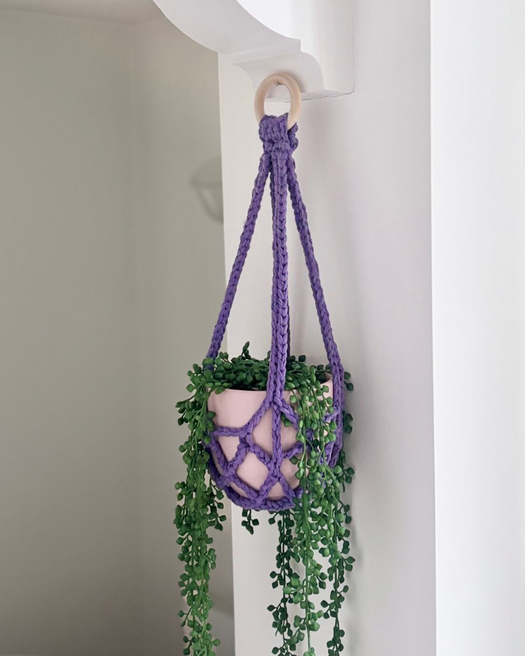 Crochet Plant Hanger Pattern (3 Sizes) | PDF Download | UK & US Terms