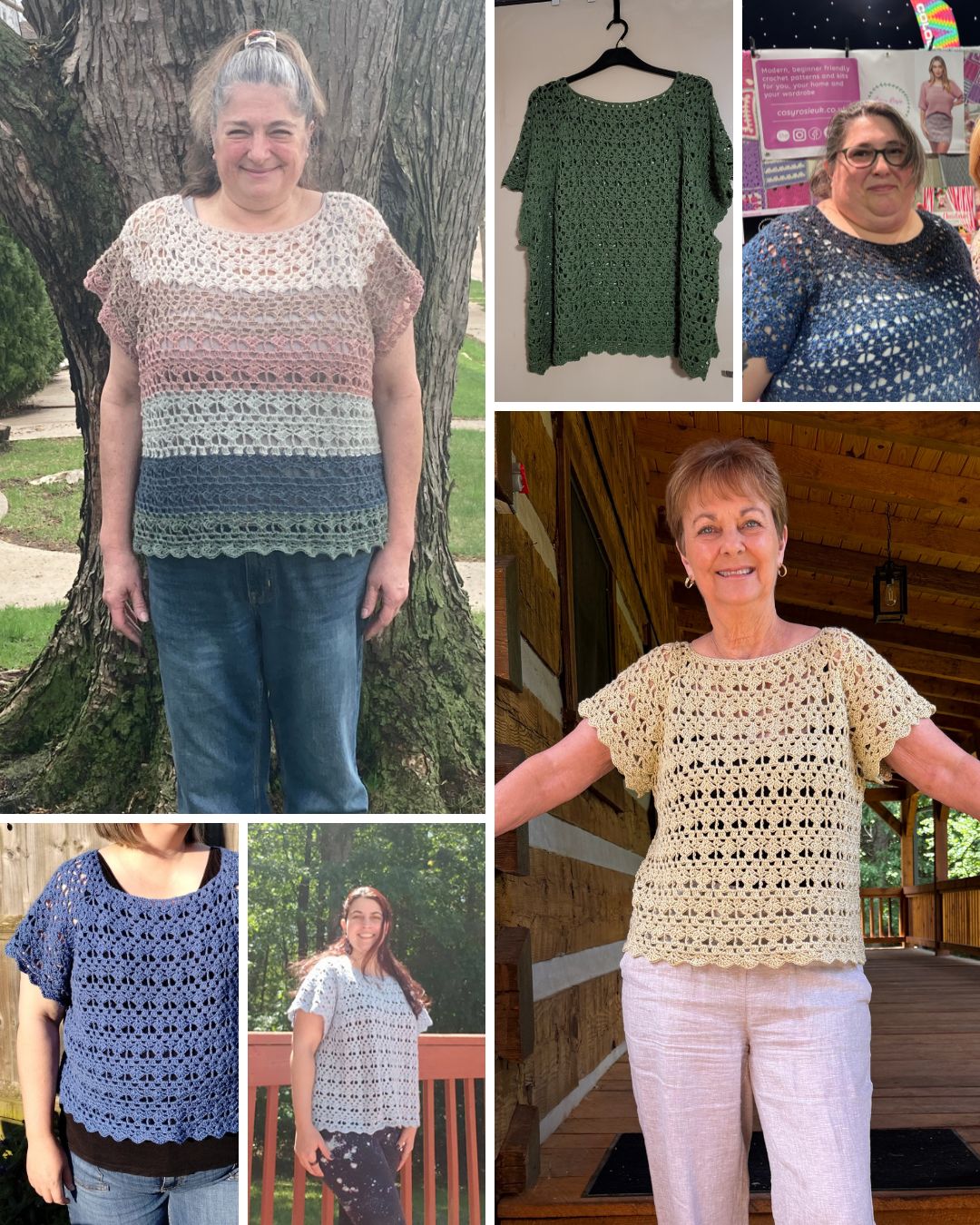 Veloria Lace Top Crochet Pattern | PDF & Printed Pattern